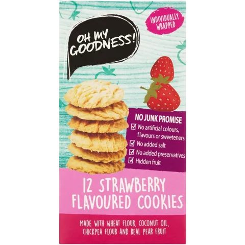 TODDLER COOKIE OMG 150G BOX, STRAWB