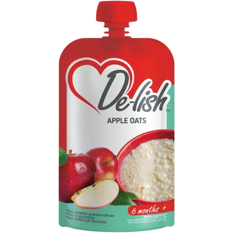 BABY OATS DELISH 110ML POUCH, APL