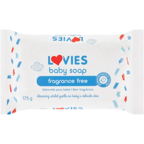 BABY SOAP LOVIES 175G, FRAGRANCE FREE