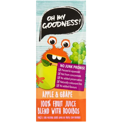 JUICE OMG 200ML, APL GRAPE RBS